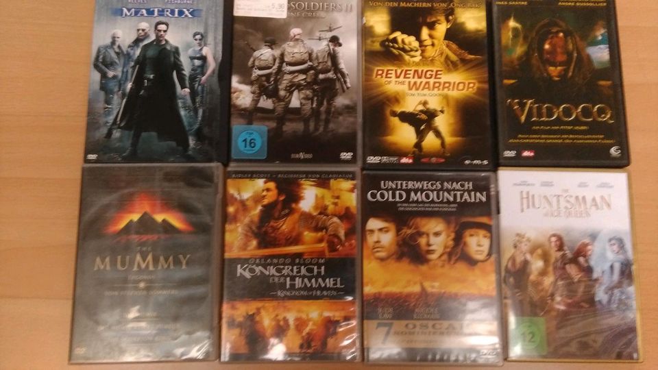 10 Film DVD'S Fantasy "Mummy Legends, Huntsman, Matrix in Hameln