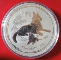 Silbermünze Australien Lunar Dog Hund 2018 10 Dollar 10 Oz Silber Bayern - Tännesberg Vorschau