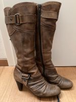 Braune Lederstiefel Gr. 38 Baden-Württemberg - Wüstenrot Vorschau