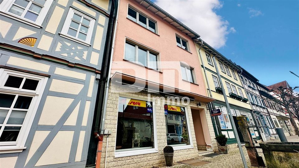 Wohn- / Gewerbeensemble mit Ladeneinheit + zwei Wohneinheiten in zentraler Lage vollvermietet in Wanfried
