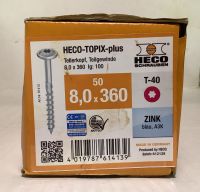 Heco-Topix-plus Holzbauschraube 8x360/ 100 mm Tellerkopfschraube Niedersachsen - Seevetal Vorschau