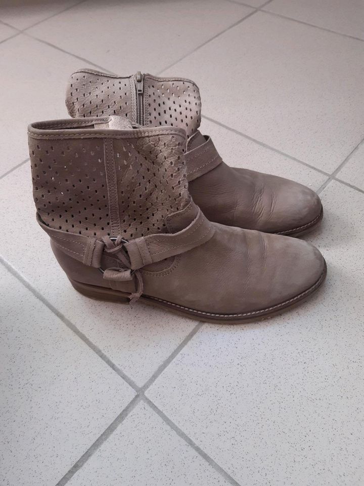 Stiefeletten Wildleder Größe 38 von Cox in Düsseldorf