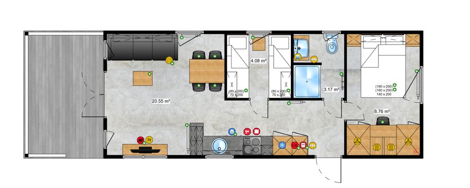 modernes Tinyhaus 50m², mit Terrasse, Fertighaus / Mobilheim / Tinyhouse / Tinyhaus ab sofort verfügbar in Cham