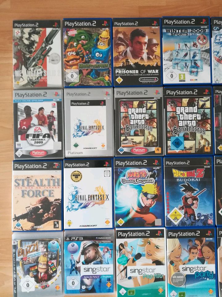 Playstation 2 3 4 Videospiele PS Spiele Singstar Buzz GTA Kengo in Illertissen