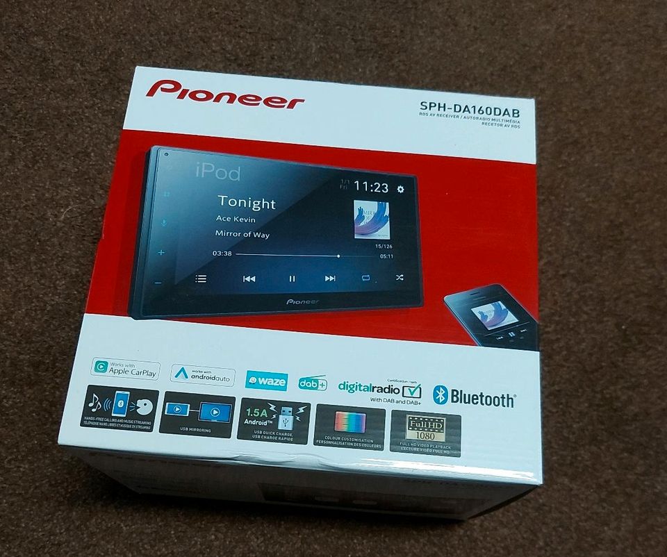 Pioneer SPH-DA160DAB 2-Din Doppeldin Autoradio in Tiste