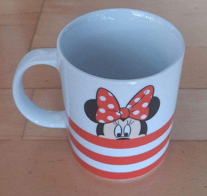 Disney Minnie Mouse Tasse Sammeltasse Minnie Maus Porzellan H10cm in Mettlach