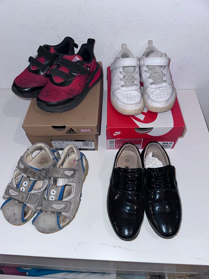 Kinder Schuhe Set gr.27 Adidas Nike Elefanten Leder in Berlin