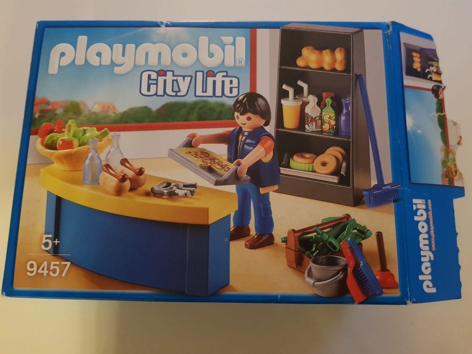 Playmobil Pferdestall zum Mitnehmen 5348 plus Kiosk 9457 in Eisenach