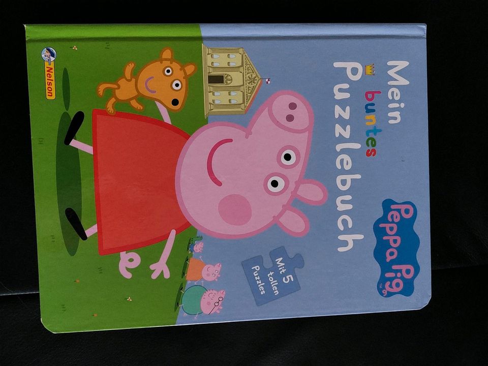 Set Peppa Puzzlebuch + Magnetbuch in Bergheim