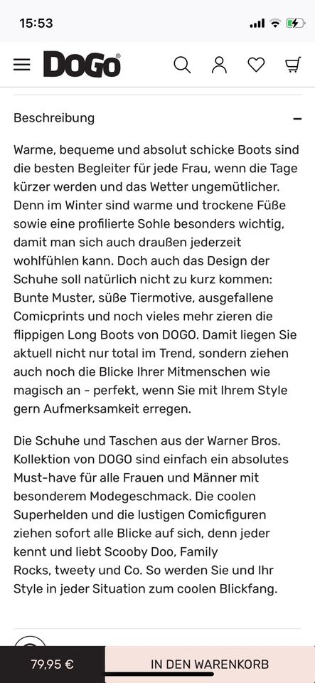 DOGO BOOTS STIEFEL TWEETY WARNER BROS MARTEN 38 GELB VEGAN COMIC in Mainz