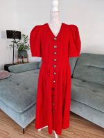 Trachtenkleid Berwin&Wolff 42 rot Dirndl L/XL Knöpfe Bayern - Wörth an der Isar Vorschau