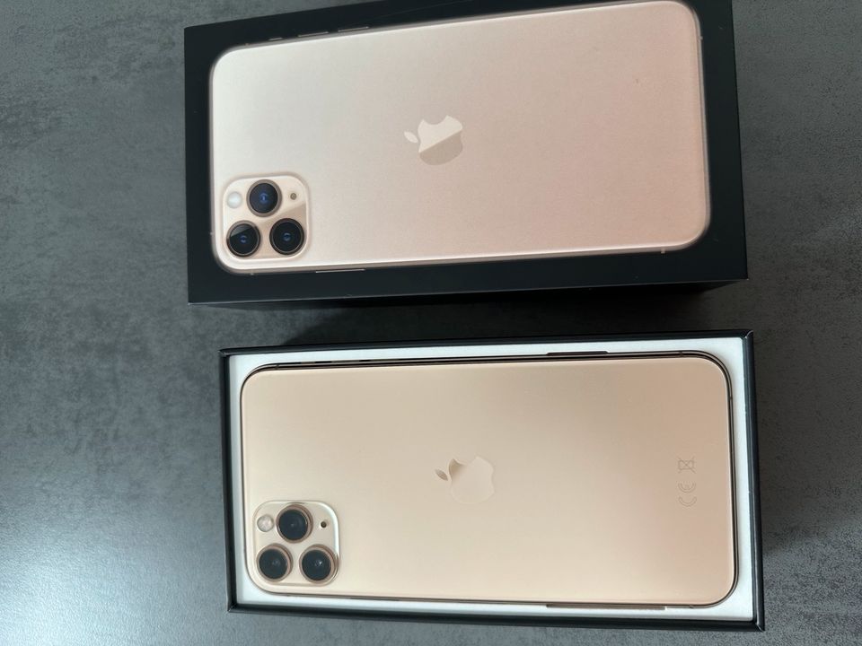 iPhone 11 Pro Max 64 GB Gold mit Hüllen in Sundern (Sauerland)