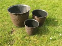 3x Blumentopf Rattan braun rund versch. Größen Wuppertal - Ronsdorf Vorschau