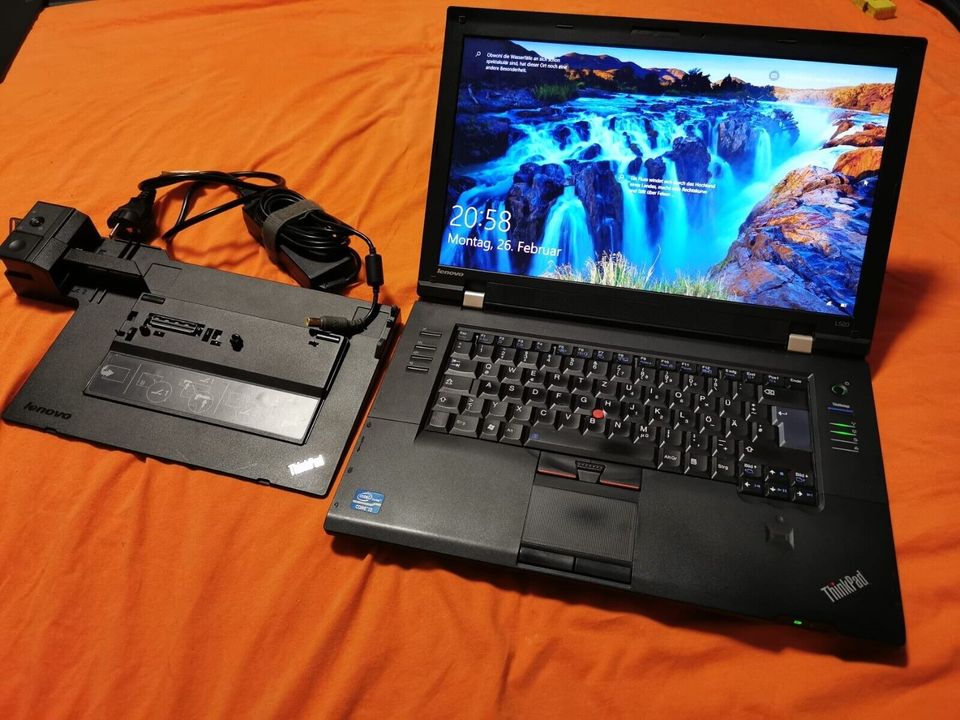 Lenovo ThinkPad L520 15.6" i3-2310 8GB 500GB Samsung SSD + Dock in Morbach