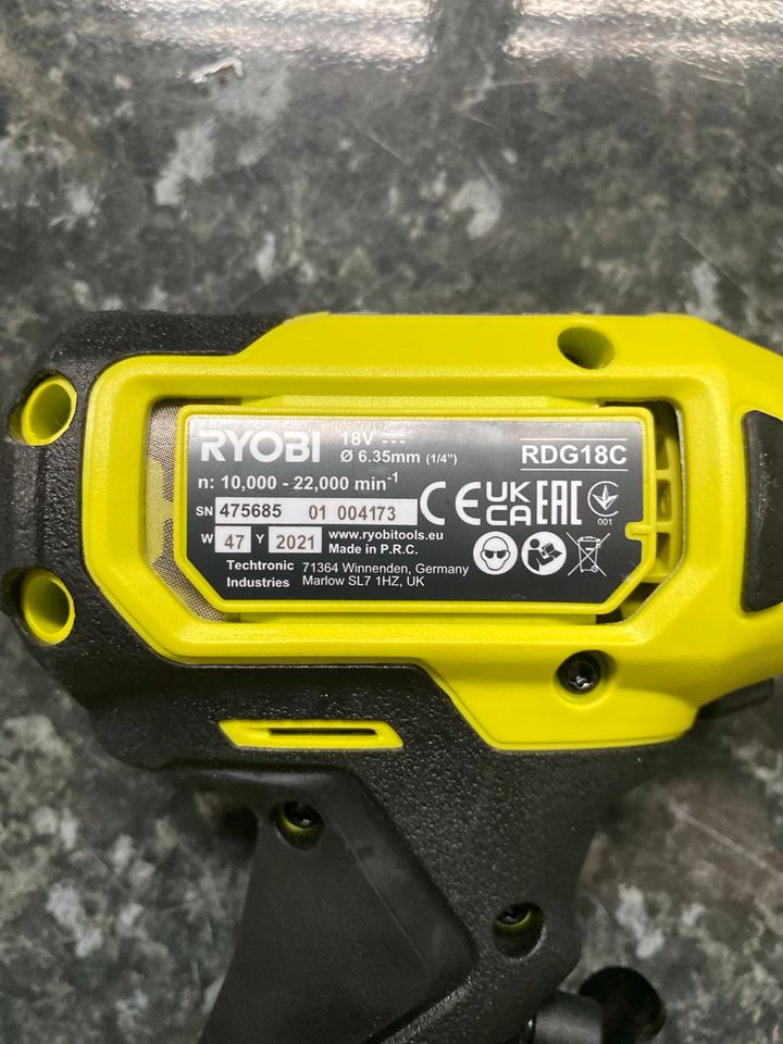 Ryobi Akku-Geradschleifer'HP RDG18C-0 18 V neu in Aachen