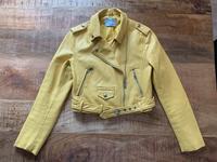 Bershka Damenjacke Bikerjacke Damen Frühling gelb Gr. XS Bayern - Gmund Vorschau