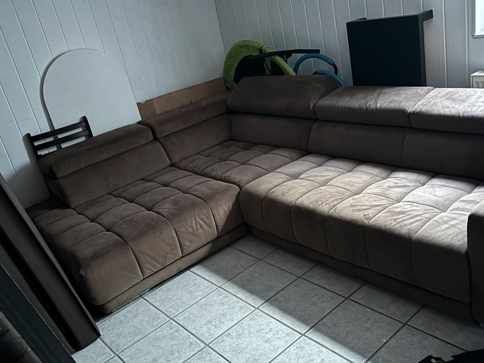 Sofa Couch braun von Porta Neupreis 1700 Euro mit Kuschelfunktion in Bonn