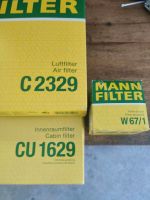 Mann Filter 2xLuftfilter, 1xÖl, 2xInnenraum Nissan Dacia Renault Bayern - Aislingen Vorschau