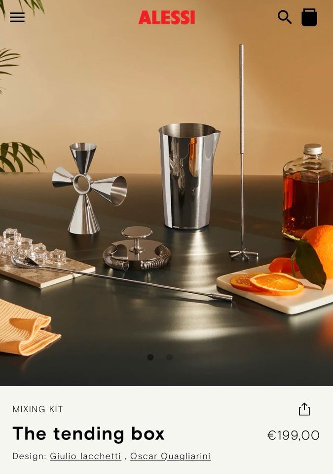 Alessi, The Tending Box, Barkeeper Set, neu & OVP, NP 199€ in München