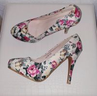 Wie NEU Pumps High Heels, Blumen flower Gr.40 Baden-Württemberg - Bad Säckingen Vorschau