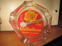 Ascher, Aschenbecher, Glas "Gelbe Rose" Bayern - Münchberg Vorschau