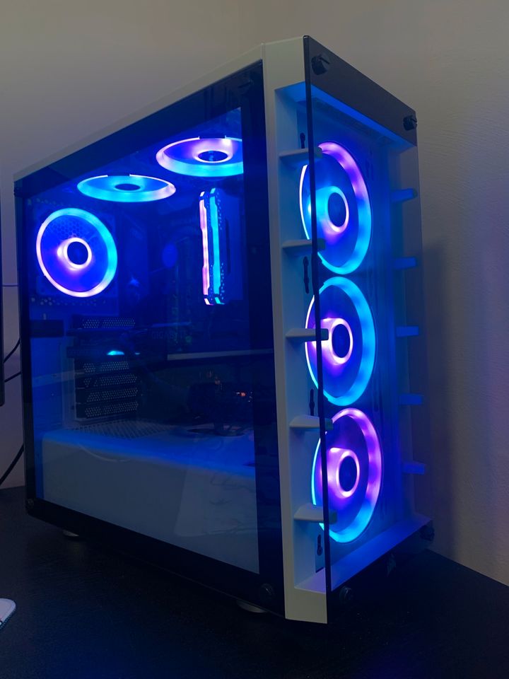 Hochwertiger Gaming PC RTX 3060 12 gb, wie RTX 4060 Corsair RGB in Leipzig