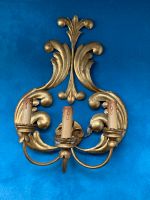 1x Goldfarbige, Barock-mäßige Wandlampe Hessen - Nidda Vorschau