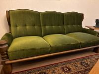Sofa, 3 und 2 Sitzer, Eiche rustikal, Bezug grün. 1978 Niedersachsen - Oldenburg Vorschau