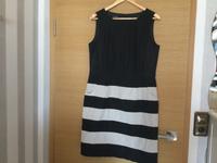 Kleid sportlich elegant schwarz beige Taifun 40 Nordrhein-Westfalen - Niederzier Vorschau