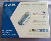 ZyXEL-G-220 V2 Hi-Speed 802.11g Wireless USB Adapter 54 MBit NEU Bayern - Rimpar Vorschau