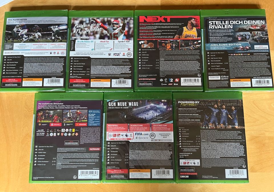 XBOX One Sport Spiele (Neu & OVP) EA Sports in Eschwege