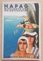 Antiquität 1930 Reiseführer HAPAG  Mittelmehr - Orientfahrten Düsseldorf - Eller Vorschau