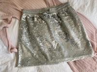 SISLEY traumhafter Paillettenrock Jersey grau Gr. M 36 wie neu! Baden-Württemberg - Neckargemünd Vorschau