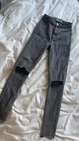 Topshop high waist Jeans grau mit Löchern Baden-Württemberg - Güglingen Vorschau