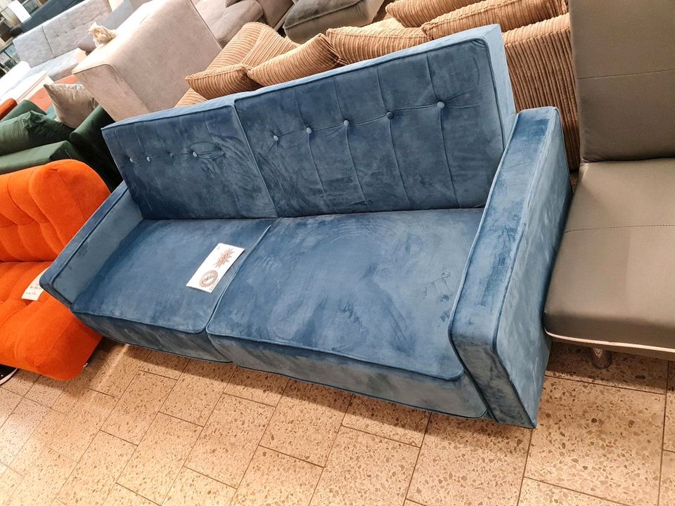 Sofa Couch Schlafsofa Klappsofa 3-Sitzer Möbel UVP 549€ in Herbstein