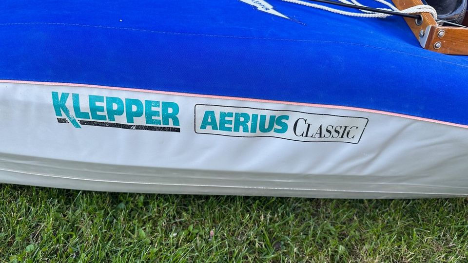 Klepper Aerius II Classic, Faltboot, Paddel, Bootswagen in Aschau im Chiemgau