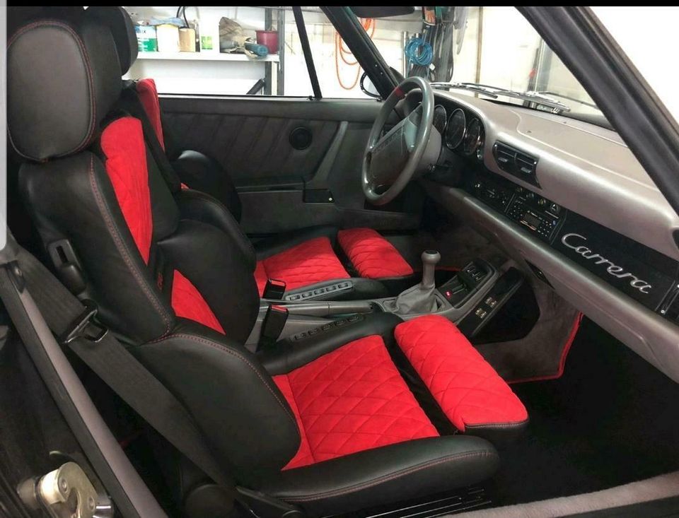 ⭐️Recaro Orthopäd 94 Leder Alcantara Rauten Porsche Carrera in Eislingen (Fils)