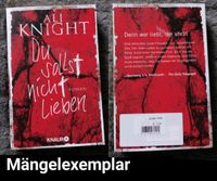 Du sollst nicht lieben von Ali Knight Roman Krimi Thriller Sachsen - Zwickau Vorschau