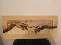 Bild, Michelangelo " Die Erschaffung Adams" , guter Zustand Saarland - Merzig Vorschau