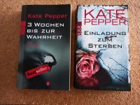 Buch Set Thriller Kate Pepper 3 Wochen Wahrheit Einladung Sterben Niedersachsen - Ahlerstedt Vorschau