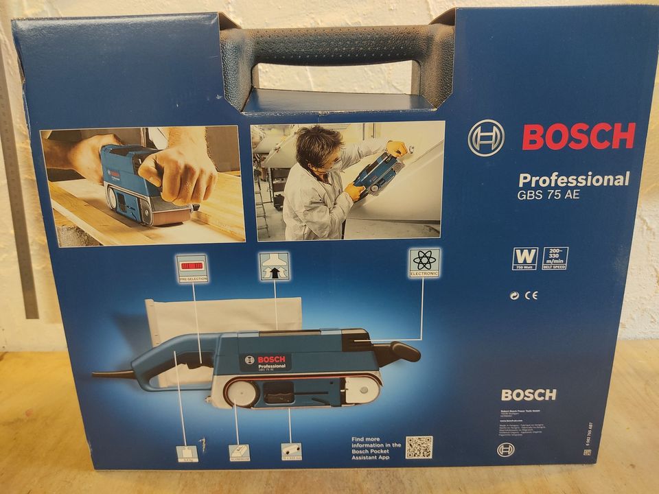 Bandschleifer Bosch Professional GBS 75 AE blau in Rheinland-Pfalz -  Ziegelhütte | Heimwerken. Heimwerkerbedarf gebraucht kaufen | eBay  Kleinanzeigen ist jetzt Kleinanzeigen