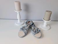 Taubenblaue H&M Sandalen blau 40 Nordrhein-Westfalen - Rees Vorschau