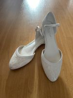 Brautschuhe Ivory 41 spitze Braut Schuhe Ballerina Brandenburg - Teltow Vorschau