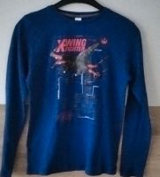 Shirt Langarm Star Wars Gr. 146/152 blau x-wing fighter TOP Niedersachsen - Bad Pyrmont Vorschau