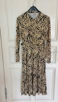 NEU | H&M Kleid Maxikleid animal leo gelb/beige Mitte - Wedding Vorschau