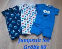 3x Krümelmonster Jumpsuits Niedersachsen - Loxstedt Vorschau