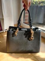 Michael Kors Tasche Handtasche Cynthia Schwarz Gold Nordrhein-Westfalen - Löhne Vorschau