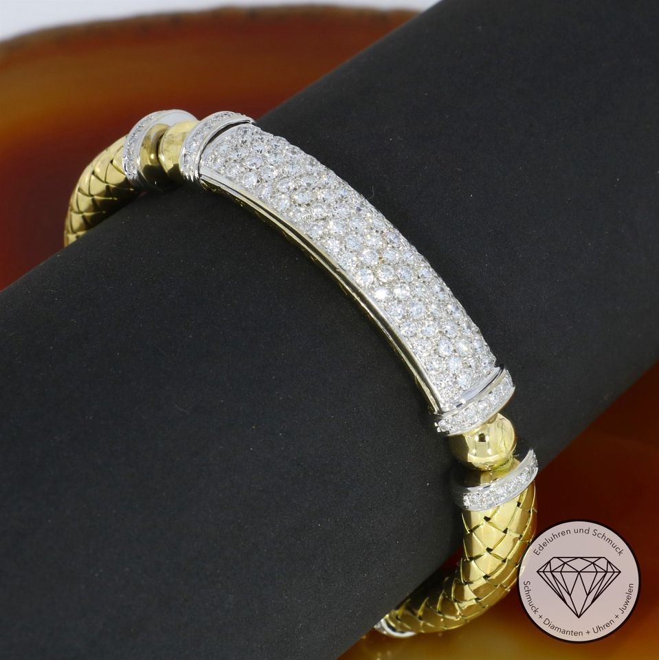 M 188904 Wert 14.000,- 3,00 Ct Brillant Armband 18 Kt Gold XXYY in Duisburg