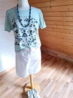 Schickes Shirt in  Mint mit bunten Print Bremen - Vegesack Vorschau