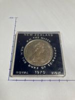 New Zealand Royal 1970 Visit One Dollar Mount Cook Münze Nordrhein-Westfalen - Krefeld Vorschau